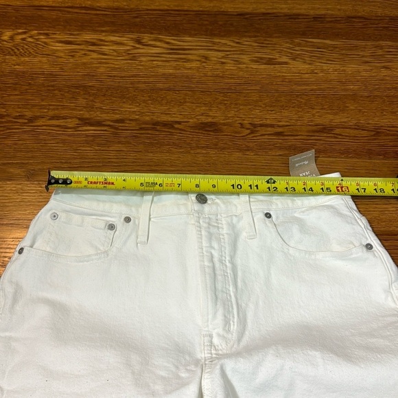 NWT Madewell The Tall Curvy Perfect Vintage Jean Tile White Size 31 Tall - Picture 12 of 16